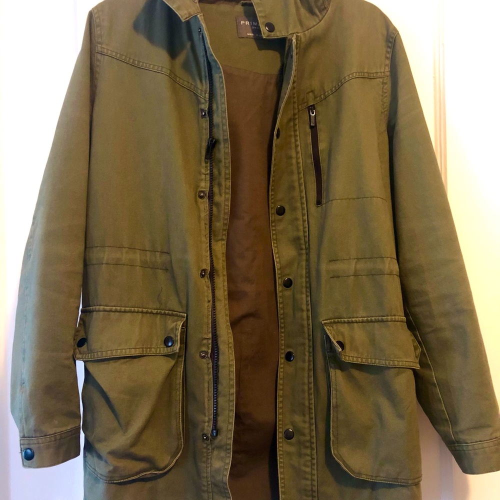 Primark Oversized Olive-Green Utility Jacket